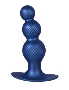 NMC 5 INCH SILICONE ANAL PLUG IN METALLIC BLUE